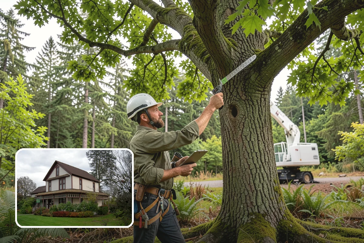 Multi-tree removal in Sumner, Pierce County, WA - Removes safety hazards and reduces liability