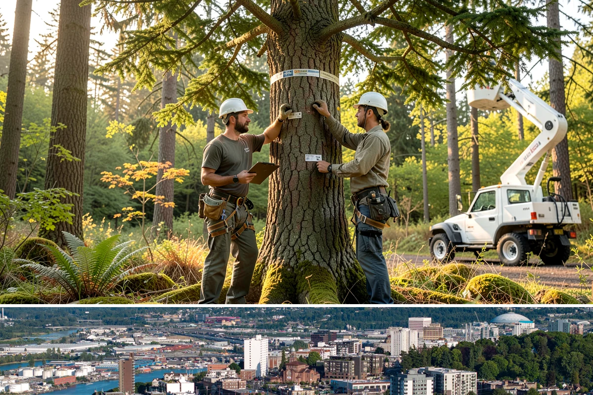 Multi-tree removal in Tacoma, Pierce County, WA - This service is best performed year-round in the Puget Sound climate provided that ground conditions allow equipment mobility...