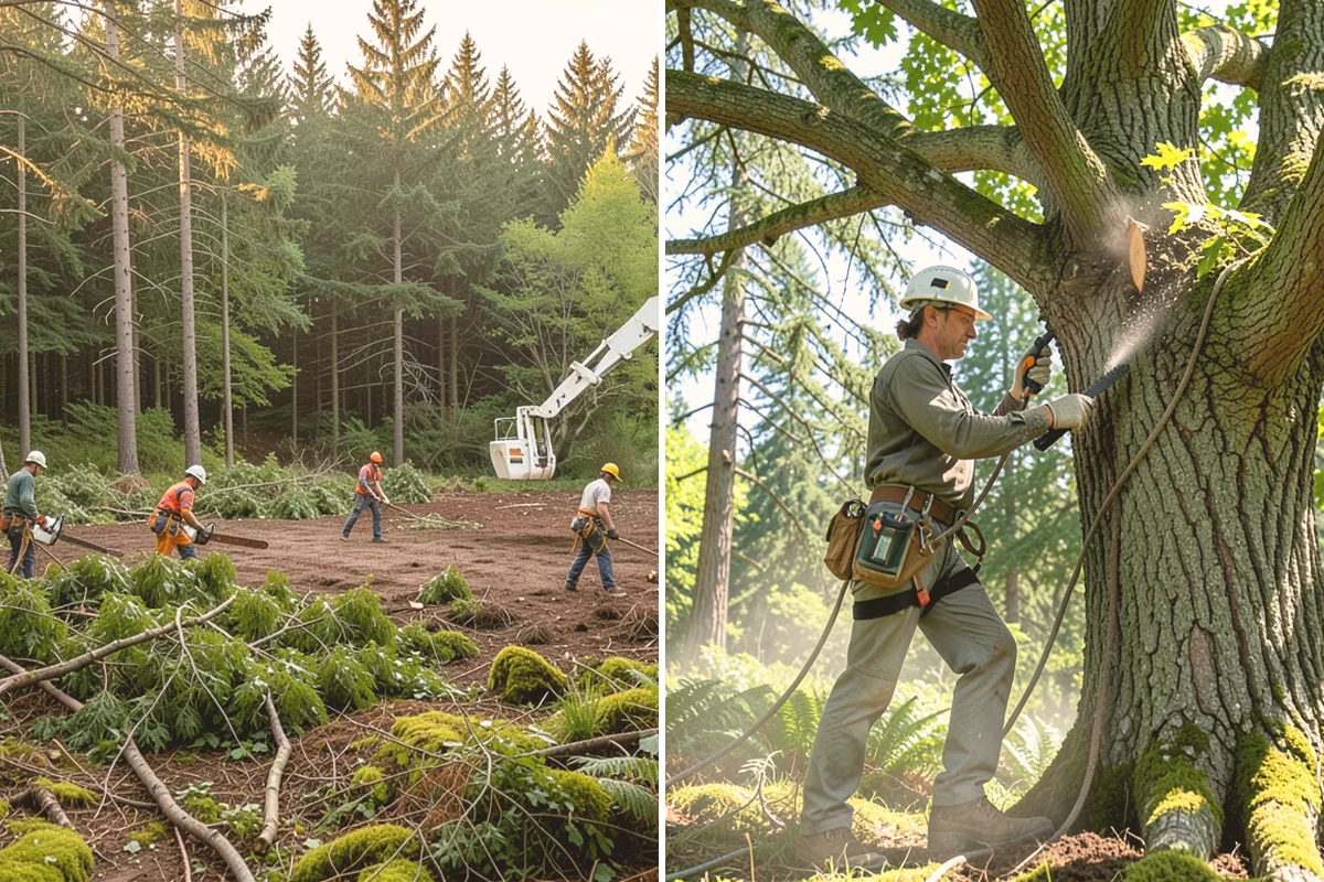 Municipal tree maintenance in Algona, King County, WA - Inventory and assess the property's trees