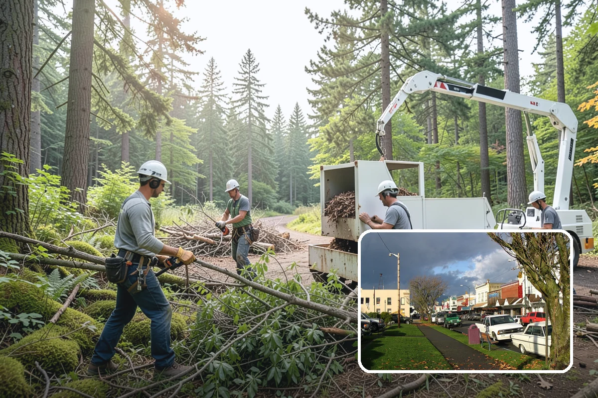 Municipal tree maintenance in Arlington, Snohomish County, WA - Keeps trees across a property safe and presentable