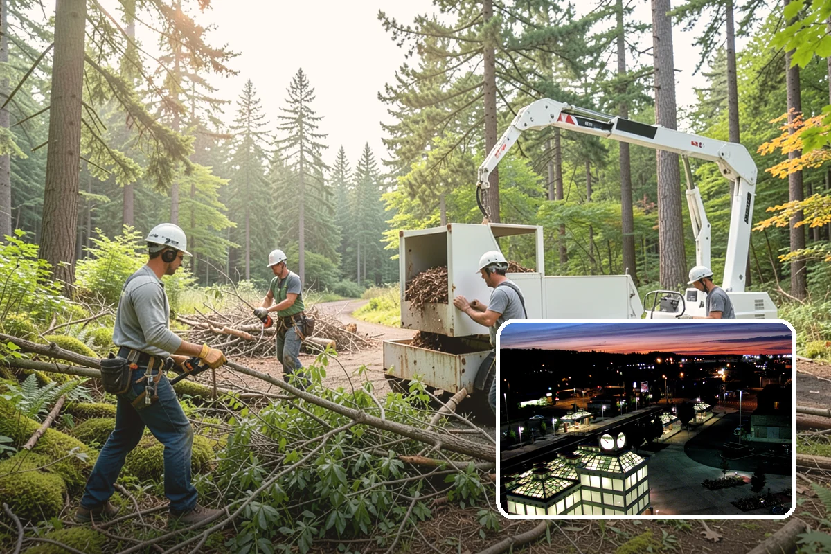 Municipal tree maintenance in Auburn, King County, WA - Keeps trees across a property safe and presentable