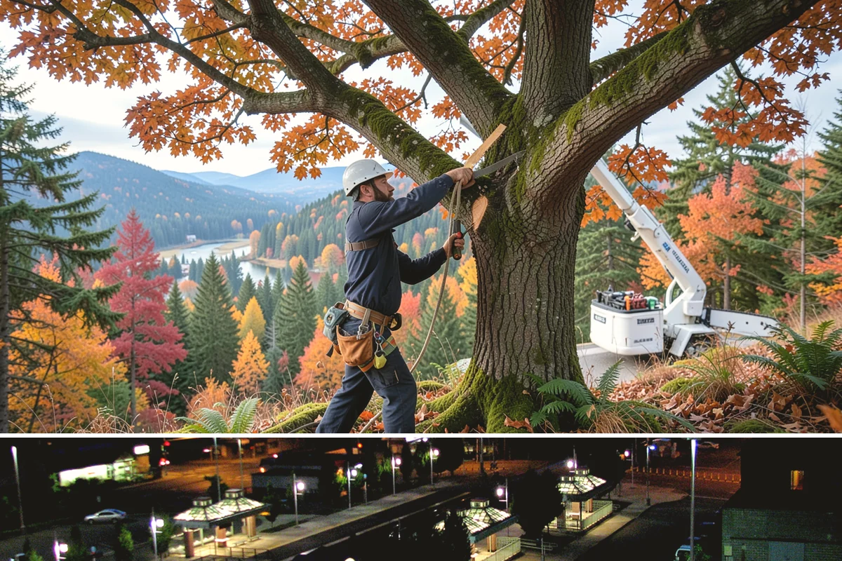 Municipal tree maintenance in Auburn, King County, WA - Work follows a recurring schedule aligned with recognized arboricultural standards to manage trees throughout all seasons in...