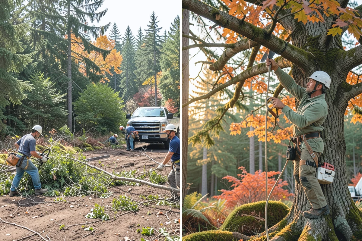 Municipal tree maintenance in Beaux Arts Village, King County, WA - Inventory and assess the property's trees