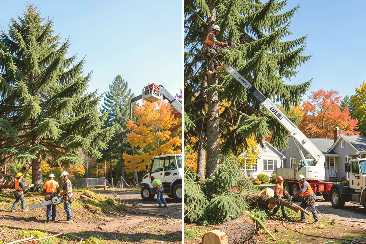 Municipal tree maintenance in Bellevue, King County, WA - Inventory and assess the property's trees