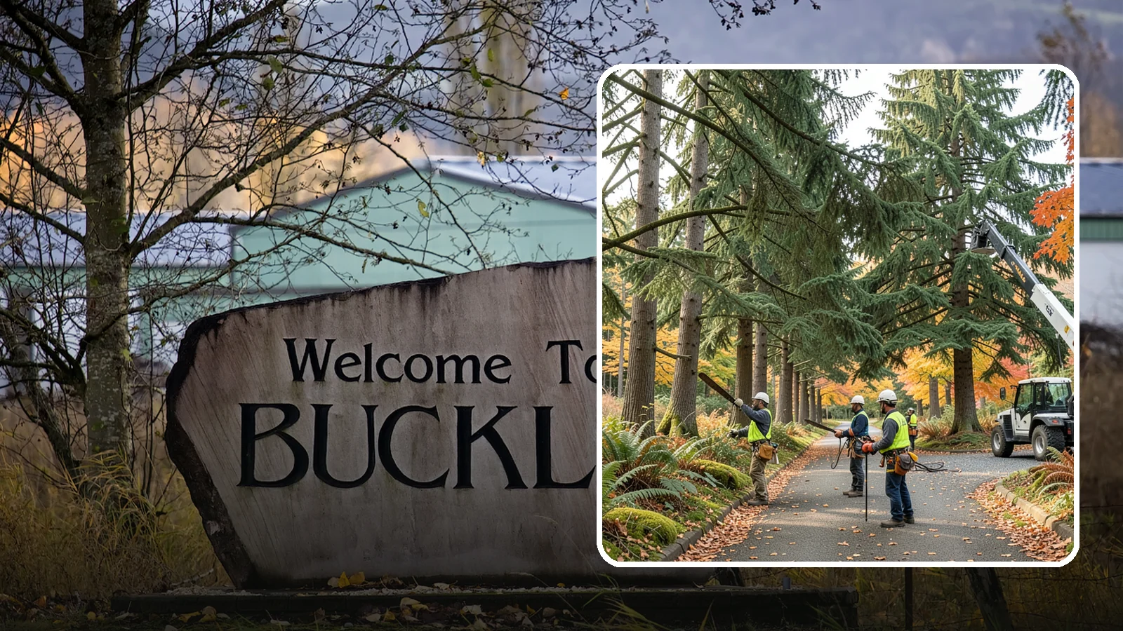 Municipal tree maintenance in Buckley, Pierce County, WA - Tree maintenance for public and municipal spaces.