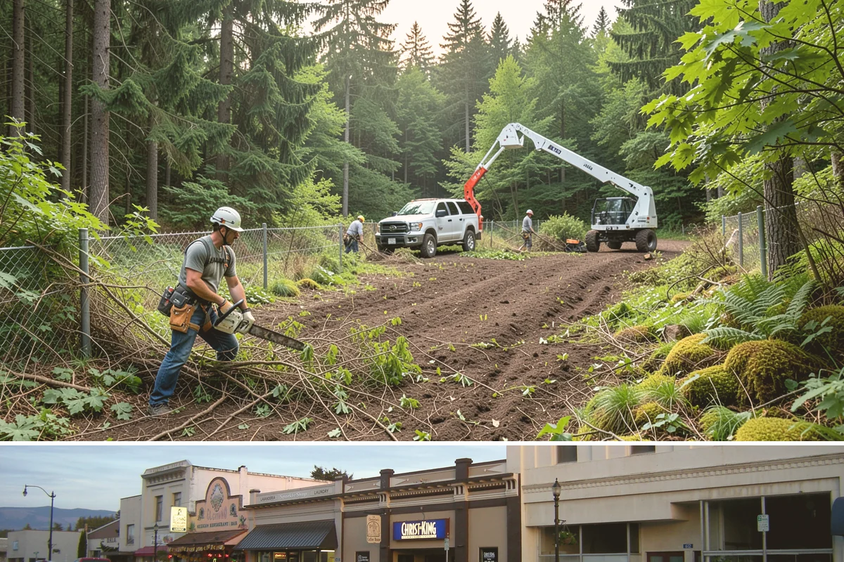 Municipal tree maintenance in Burlington, Skagit County, WA - Work follows a recurring schedule aligned with recognized arboricultural standards to manage trees throughout all seasons in...