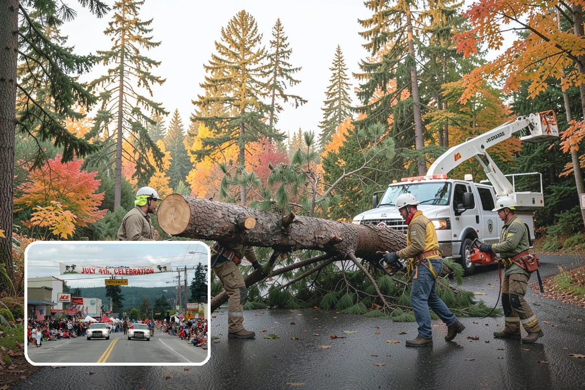 Municipal tree maintenance in Carnation, King County, WA - Keeps trees across a property safe and presentable