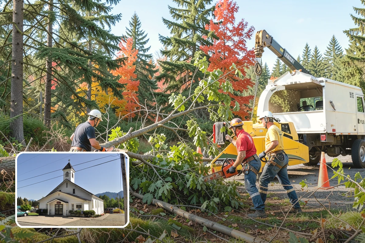 Municipal tree maintenance in Concrete, Skagit County, WA - Keeps trees across a property safe and presentable