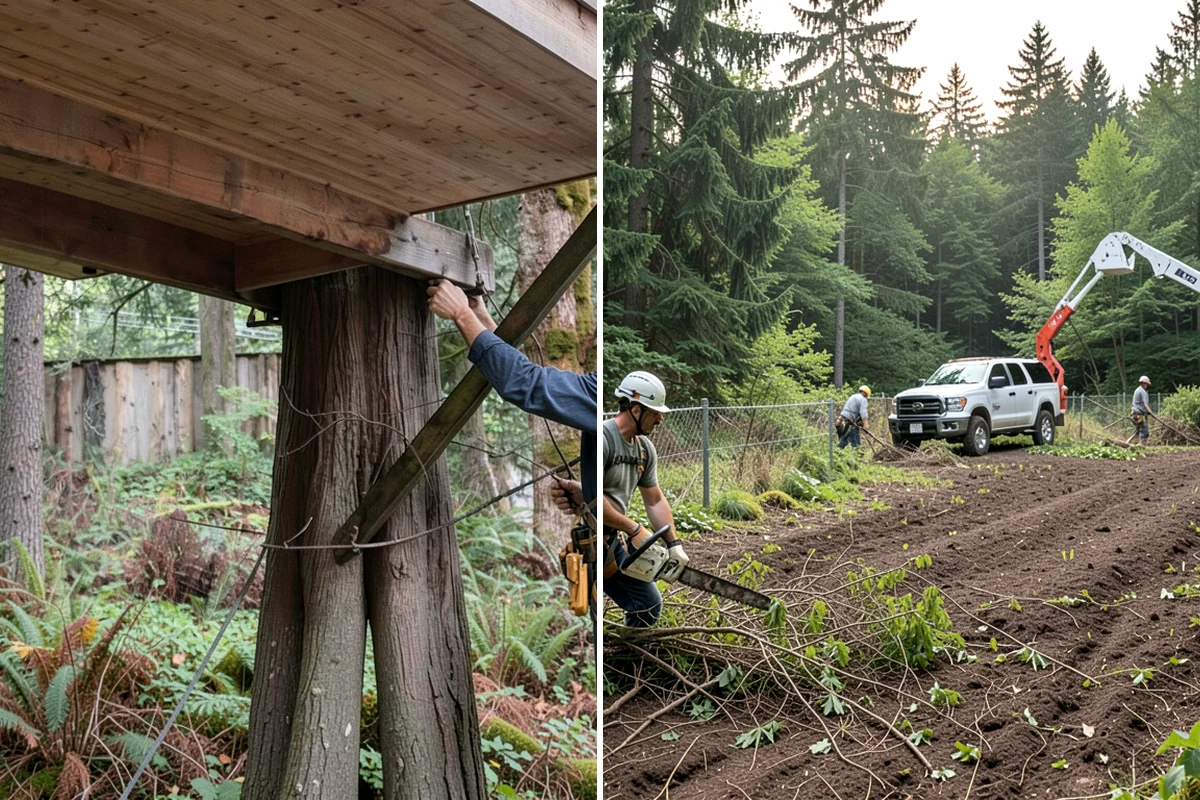 Municipal tree maintenance in Concrete, Skagit County, WA - Inventory and assess the property's trees