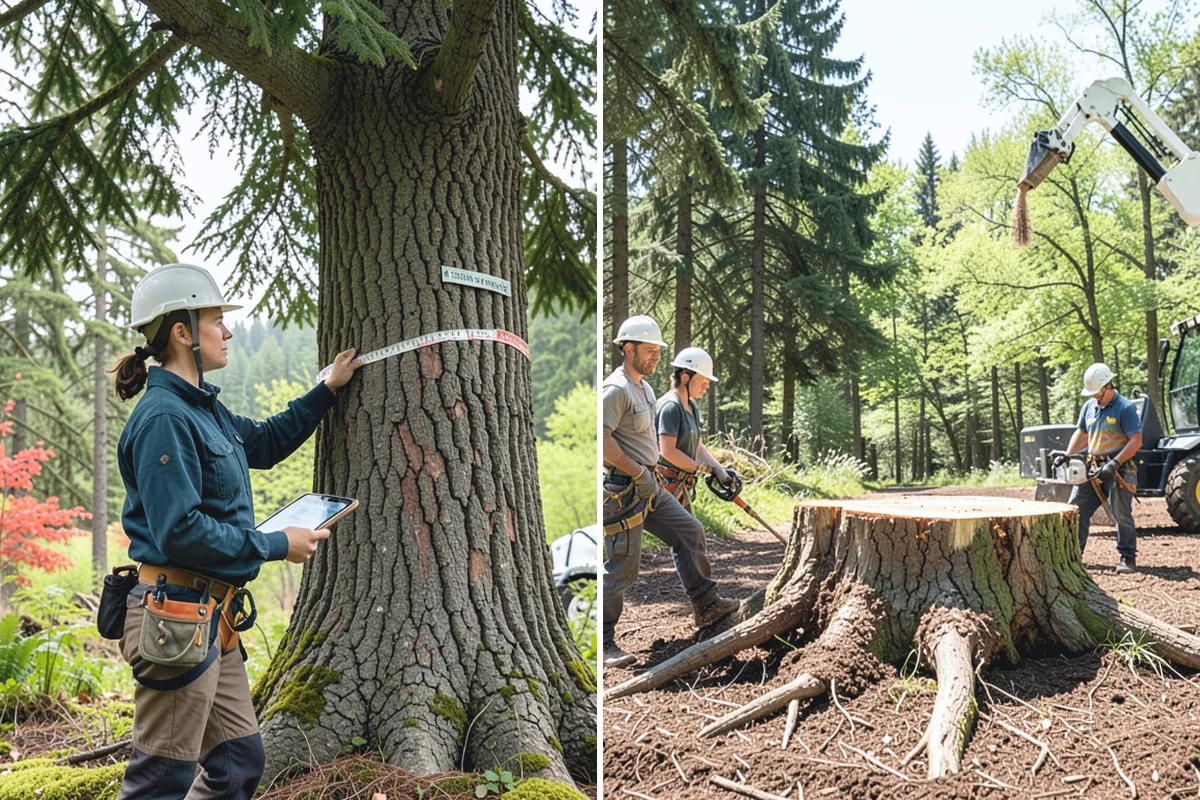 Municipal tree maintenance in Coupeville, Island County, WA - Inventory and assess the property's trees