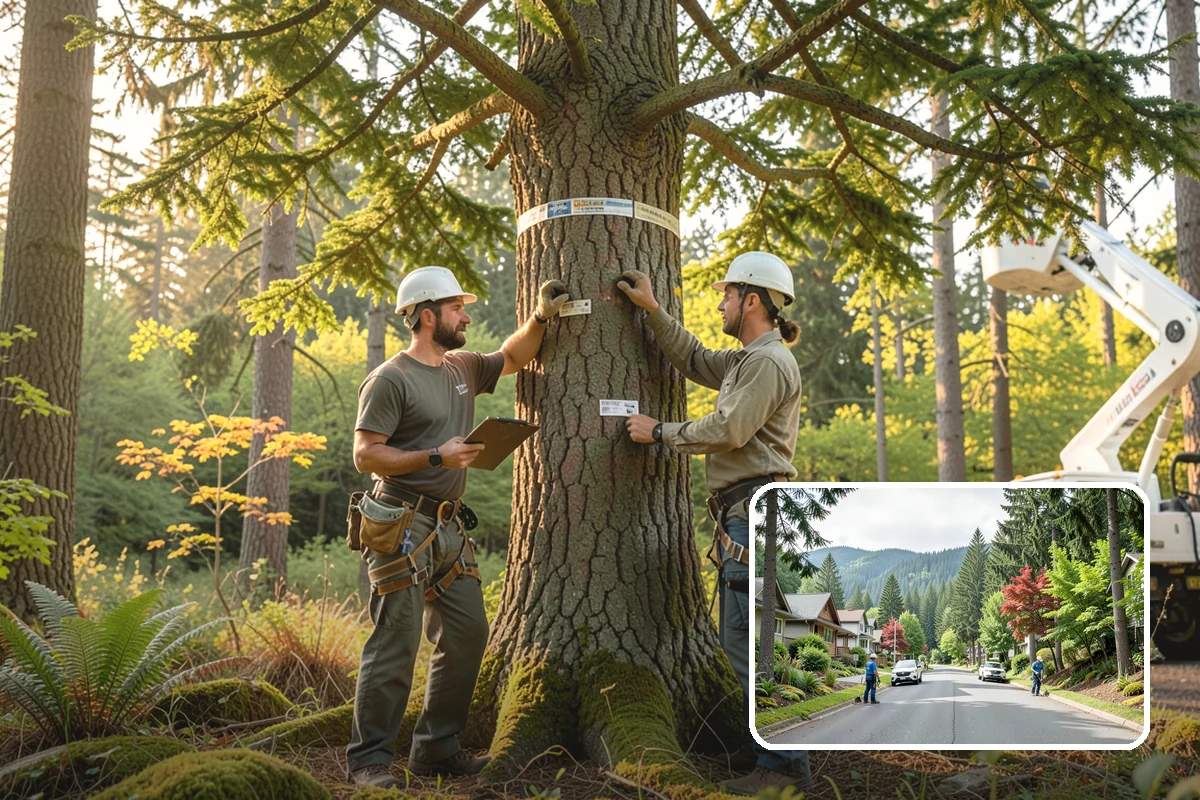 Municipal tree maintenance in Darrington, Snohomish County, WA - Keeps trees across a property safe and presentable