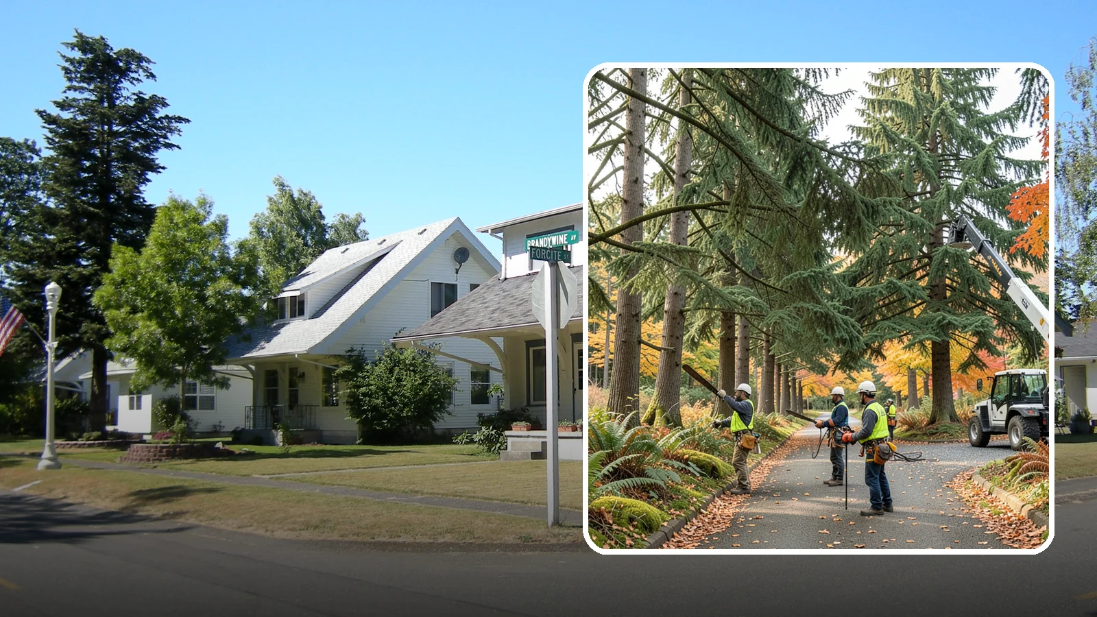 Municipal tree maintenance in DuPont, Pierce County, WA - Tree maintenance for public and municipal spaces.