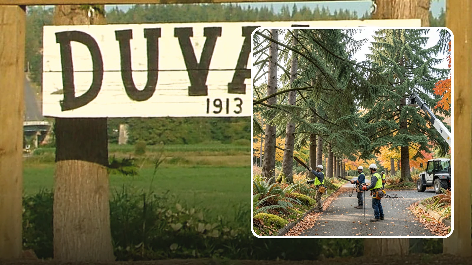 Municipal tree maintenance in Duvall, King County, WA - Tree maintenance for public and municipal spaces.