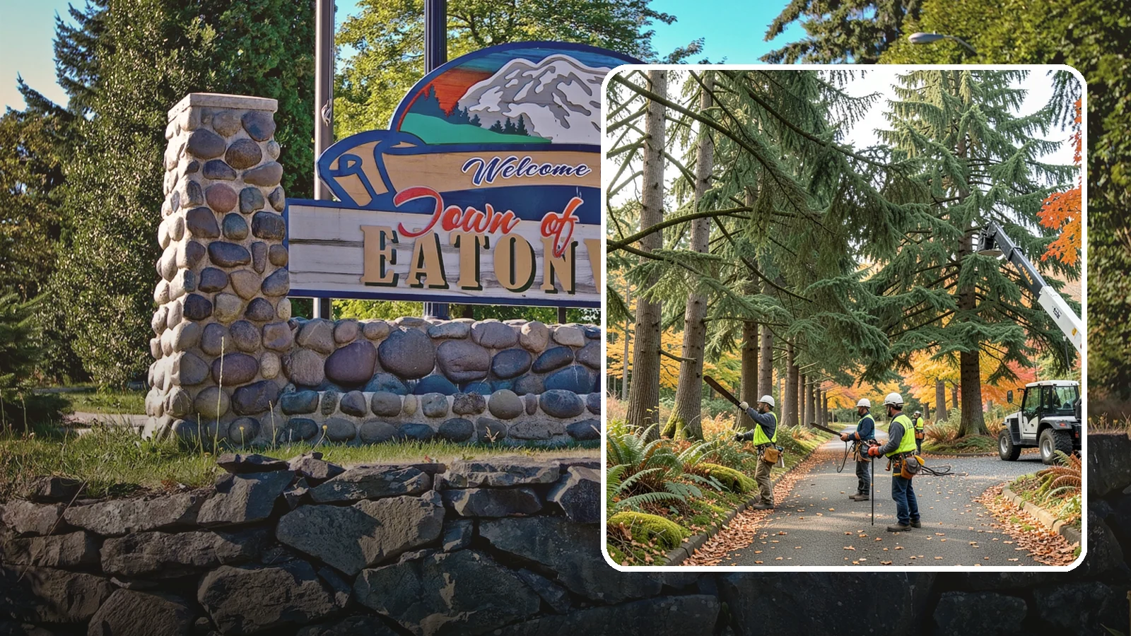Municipal tree maintenance in Eatonville, Pierce County, WA - Tree maintenance for public and municipal spaces.