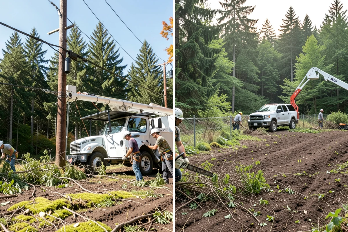 Municipal tree maintenance in Enumclaw, King County, WA - Inventory and assess the property's trees