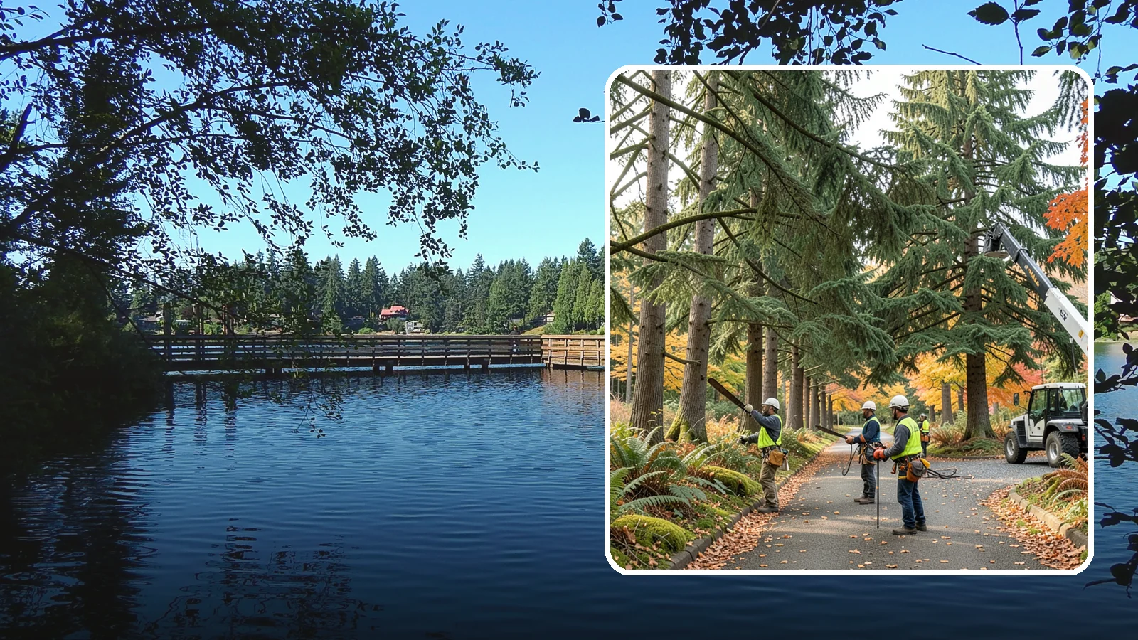 Municipal tree maintenance in Federal Way, King County, WA - Tree maintenance for public and municipal spaces.