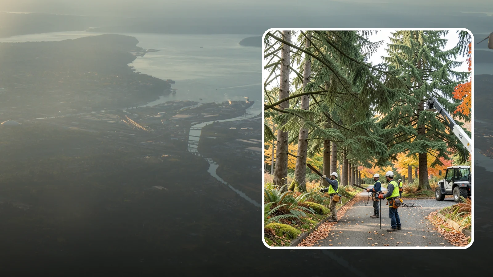 Municipal tree maintenance in Fife, Pierce County, WA - Tree maintenance for public and municipal spaces.