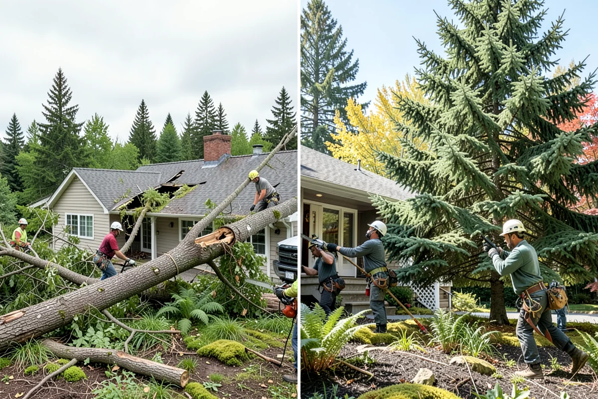 Municipal tree maintenance in Gig Harbor, Pierce County, WA - Inventory and assess the property's trees