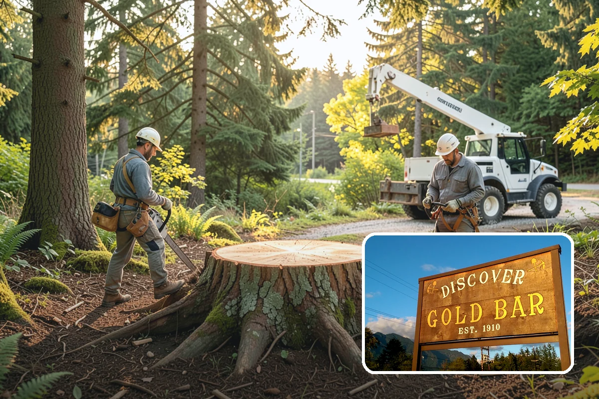 Municipal tree maintenance in Gold Bar, Snohomish County, WA - Keeps trees across a property safe and presentable