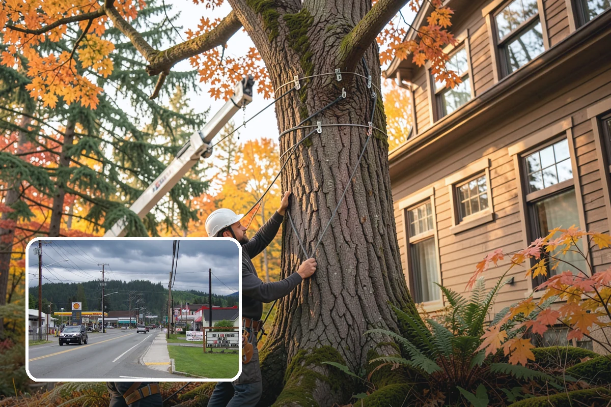 Municipal tree maintenance in Granite Falls, Snohomish County, WA - Keeps trees across a property safe and presentable