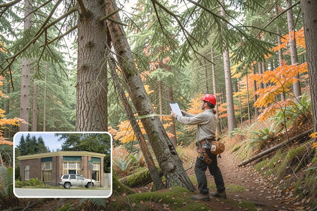 Municipal tree maintenance in Hamilton, Skagit County, WA - Keeps trees across a property safe and presentable