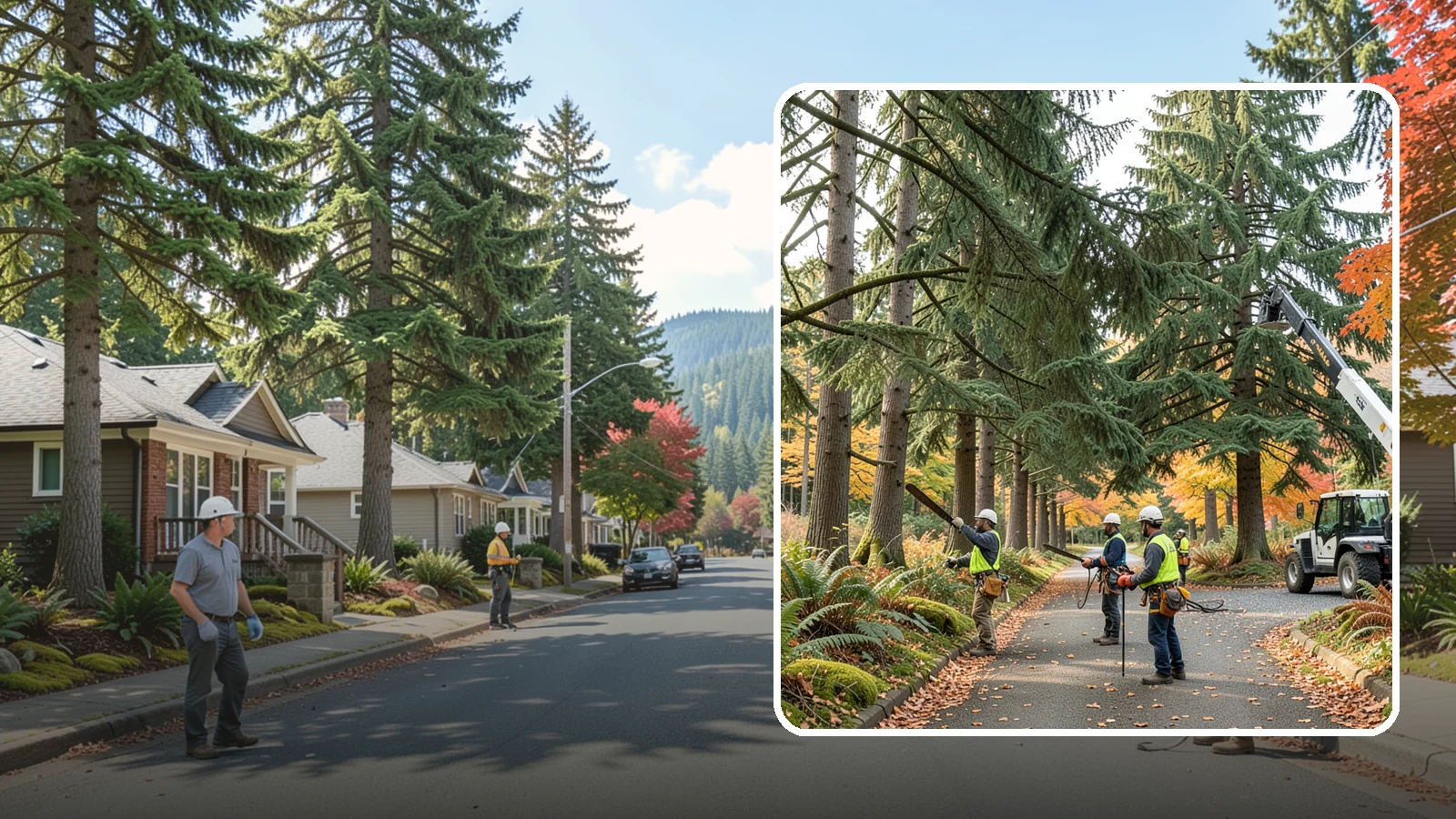 Municipal tree maintenance in Hunts Point, King County, WA - Tree maintenance for public and municipal spaces.