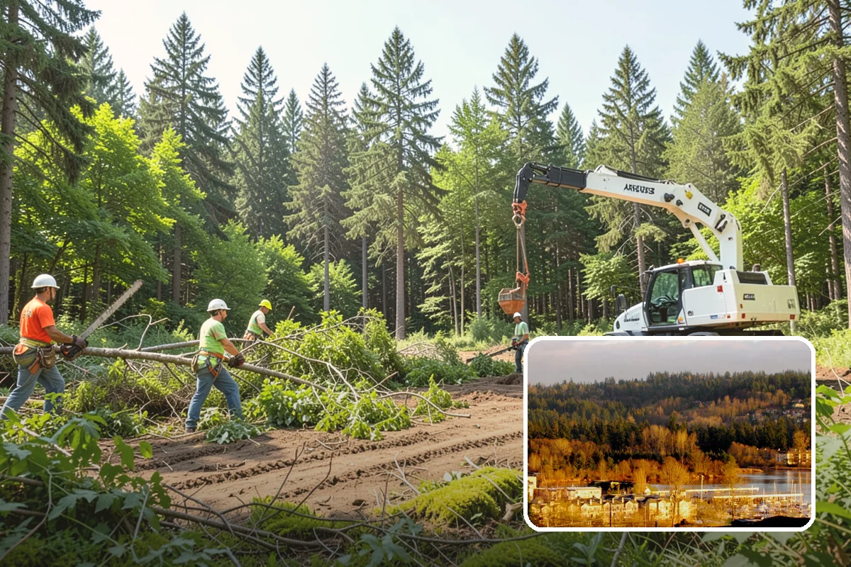 Municipal tree maintenance in Kenmore, King County, WA - Keeps trees across a property safe and presentable