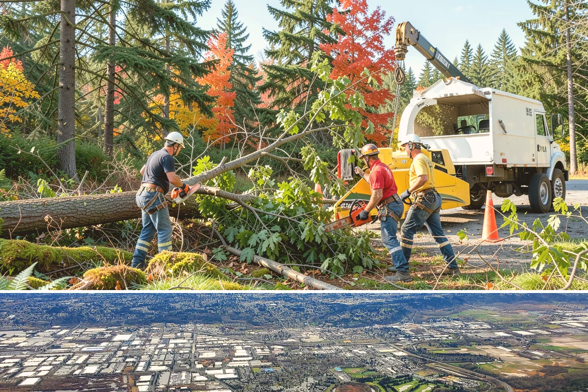 Municipal tree maintenance in Kent, King County, WA - Work follows a recurring schedule aligned with recognized arboricultural standards to manage trees throughout all seasons in...