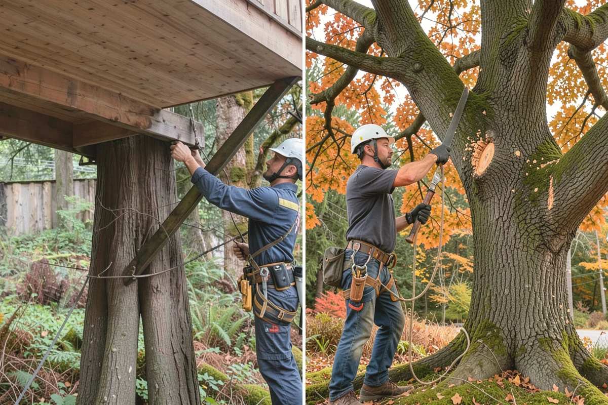 Municipal tree maintenance in La Conner, Skagit County, WA - Inventory and assess the property's trees