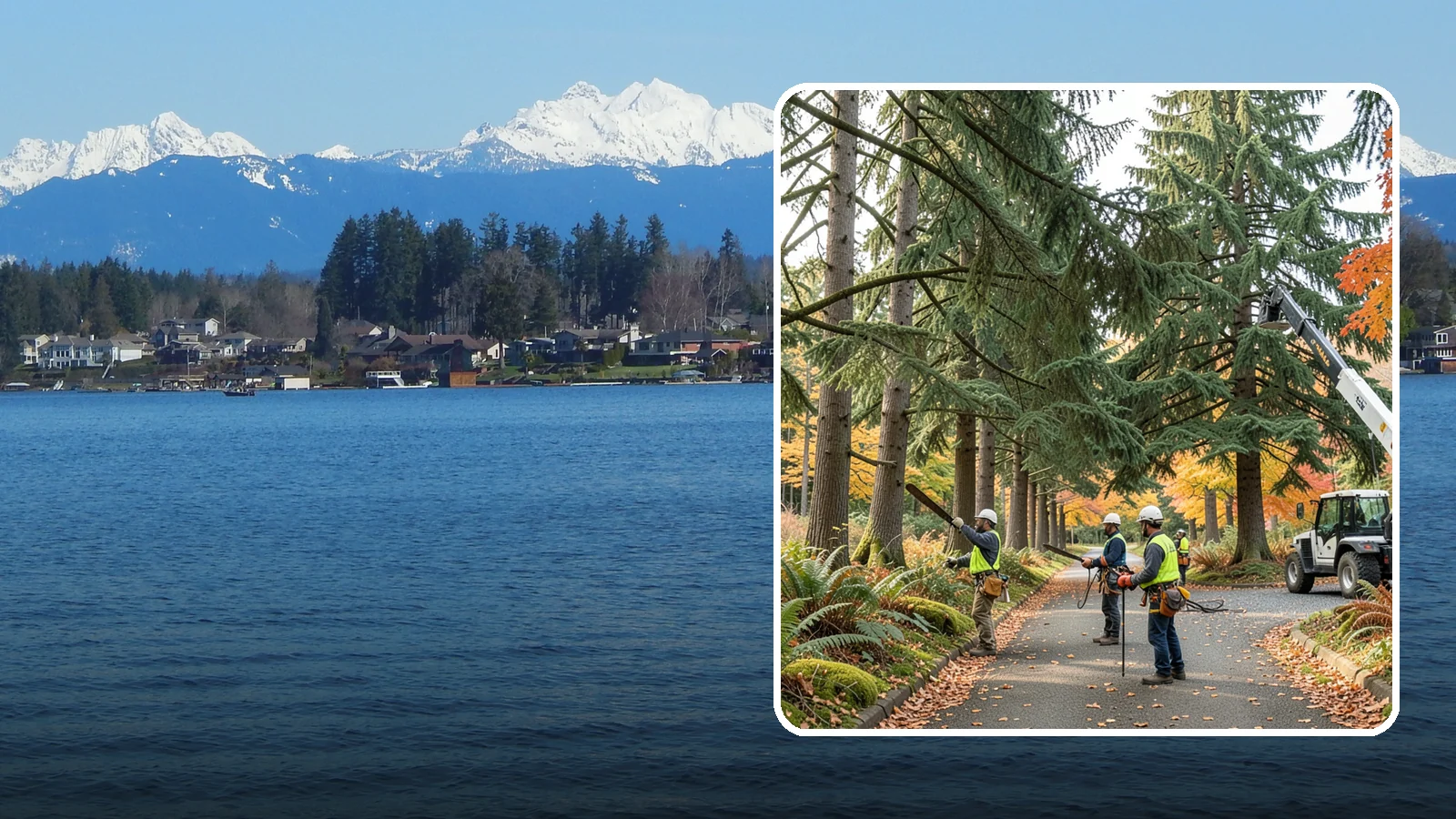 Municipal tree maintenance in Lake Stevens, Snohomish County, WA - Tree maintenance for public and municipal spaces.