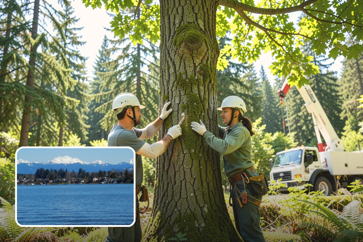 Municipal tree maintenance in Lake Stevens, Snohomish County, WA - Keeps trees across a property safe and presentable