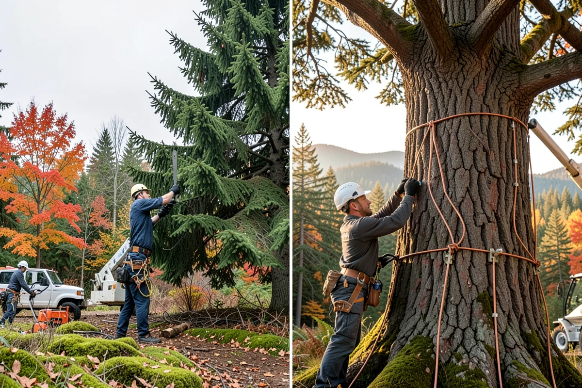 Municipal tree maintenance in Lyman, Skagit County, WA - Inventory and assess the property's trees