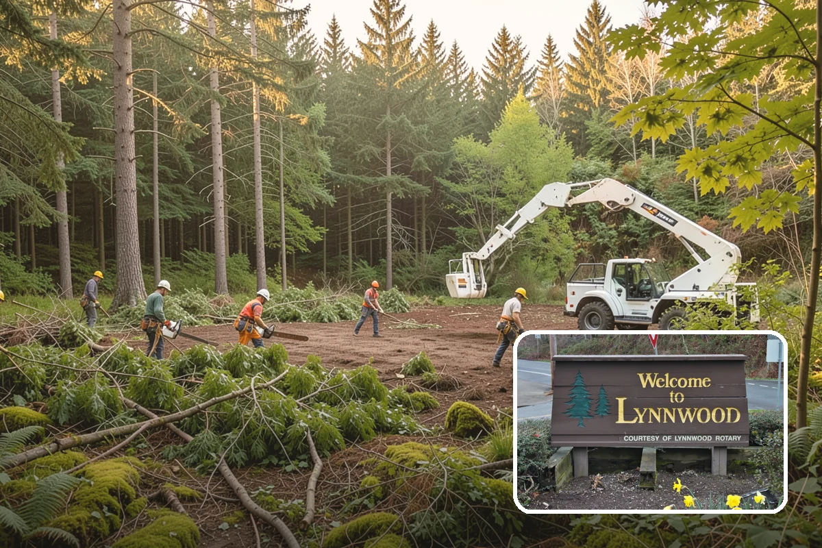 Municipal tree maintenance in Lynnwood, Snohomish County, WA - Keeps trees across a property safe and presentable