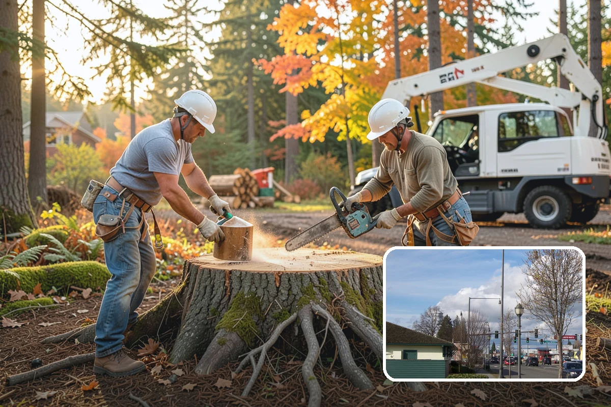Municipal tree maintenance in Marysville, Snohomish County, WA - Keeps trees across a property safe and presentable