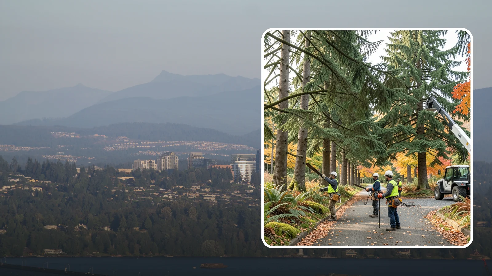Municipal tree maintenance in Medina, King County, WA - Tree maintenance for public and municipal spaces.