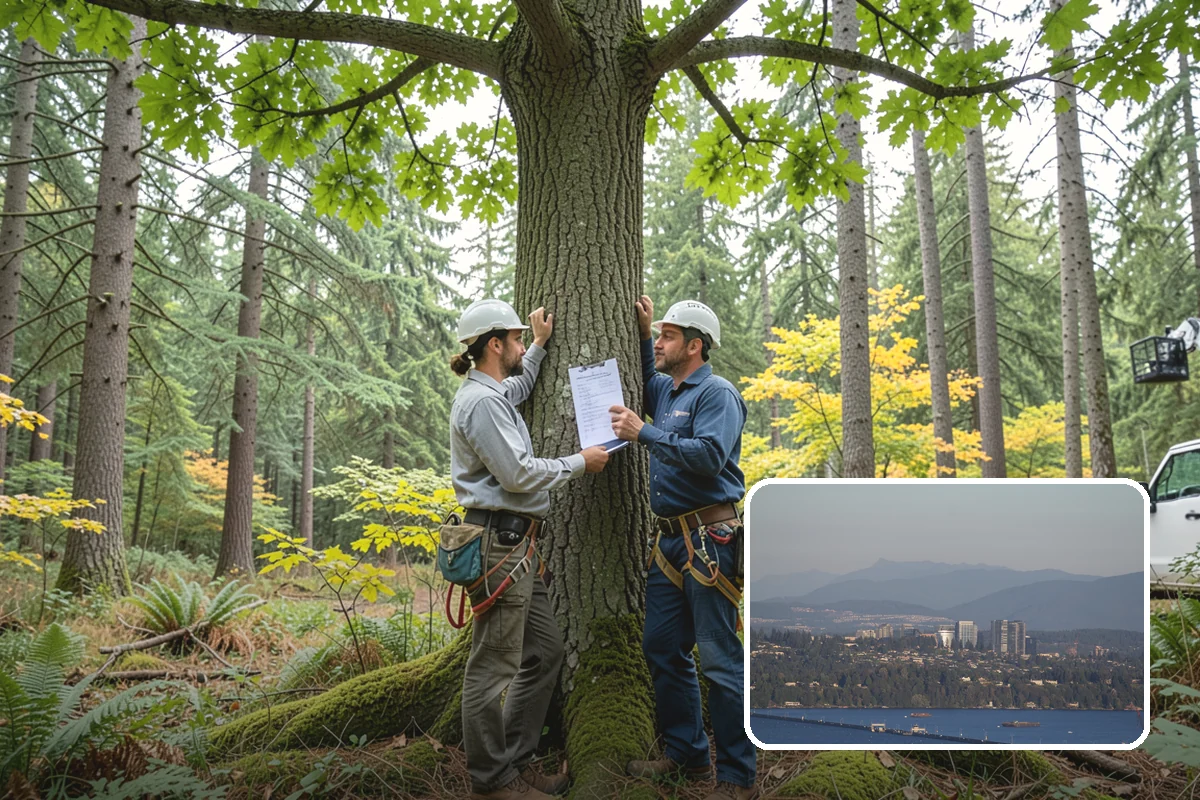 Municipal tree maintenance in Medina, King County, WA - Keeps trees across a property safe and presentable