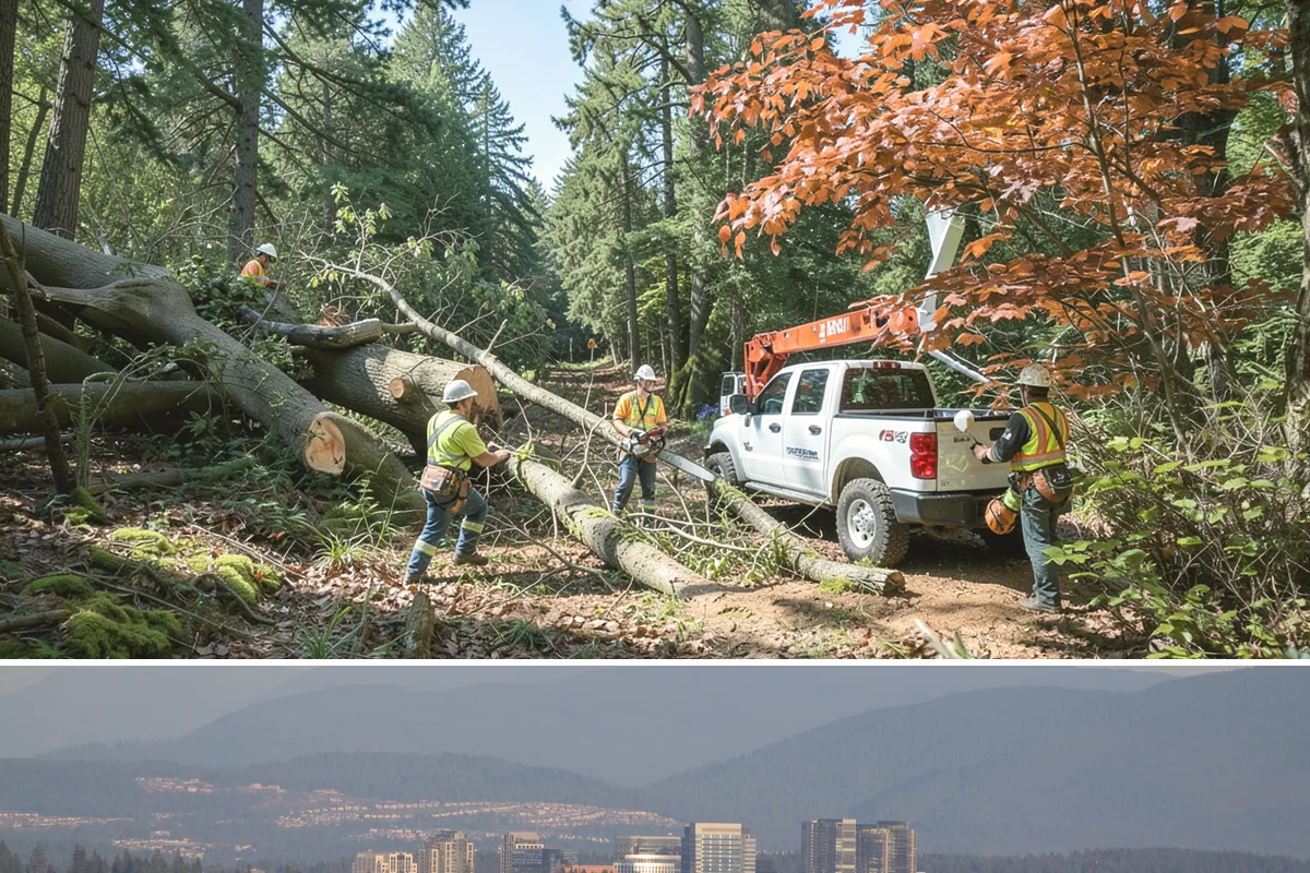 Municipal tree maintenance in Medina, King County, WA - Work follows a recurring schedule aligned with recognized arboricultural standards to manage trees throughout all seasons in...