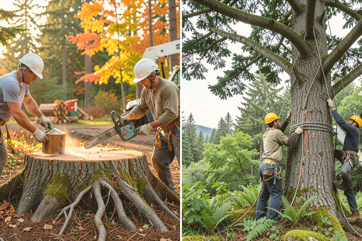 Municipal tree maintenance in Milton, King County, WA - Inventory and assess the property's trees