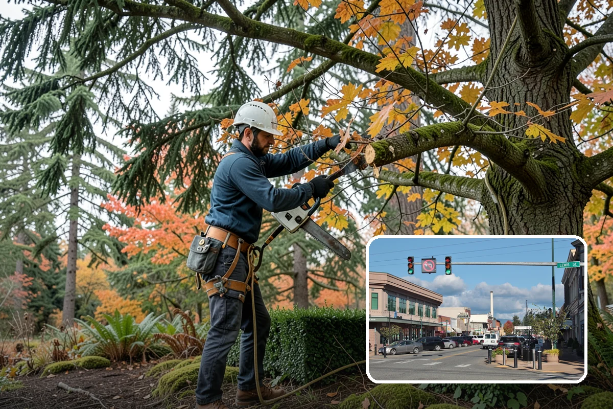 Municipal tree maintenance in Monroe, Snohomish County, WA - Keeps trees across a property safe and presentable