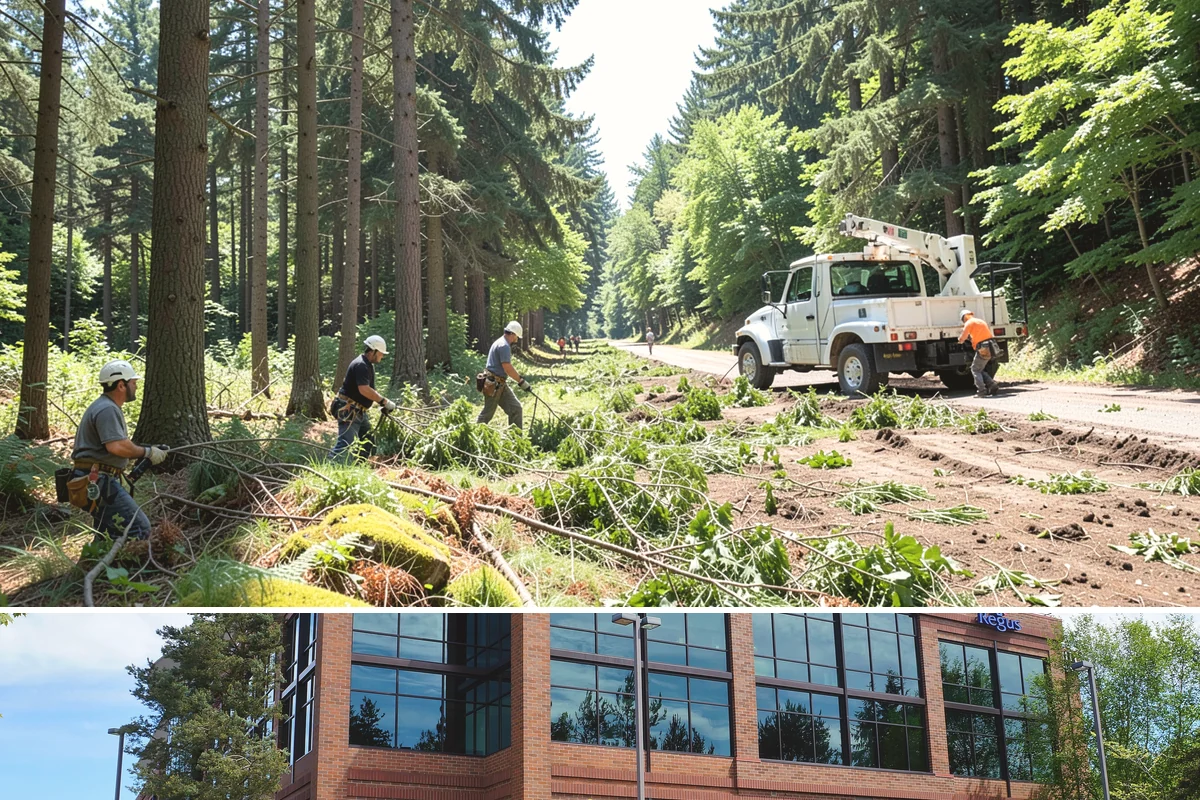 Municipal tree maintenance in Mountlake Terrace, Snohomish County, WA - Work follows a recurring schedule aligned with recognized arboricultural standards to manage trees throughout all seasons in...