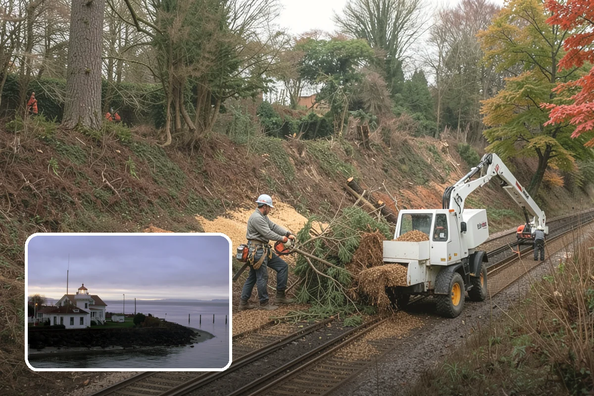 Municipal tree maintenance in Mukilteo, Snohomish County, WA - Keeps trees across a property safe and presentable