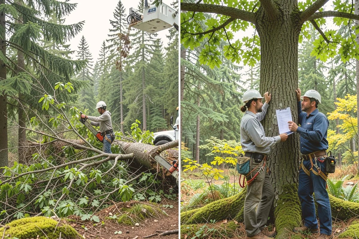 Municipal tree maintenance in Newcastle, King County, WA - Inventory and assess the property's trees