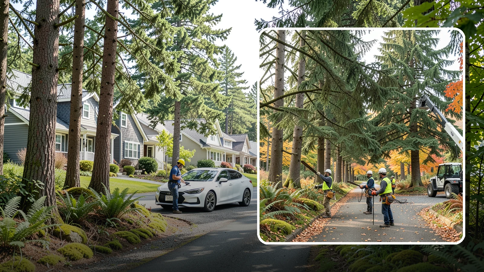 Municipal tree maintenance in Normandy Park, King County, WA - Tree maintenance for public and municipal spaces.