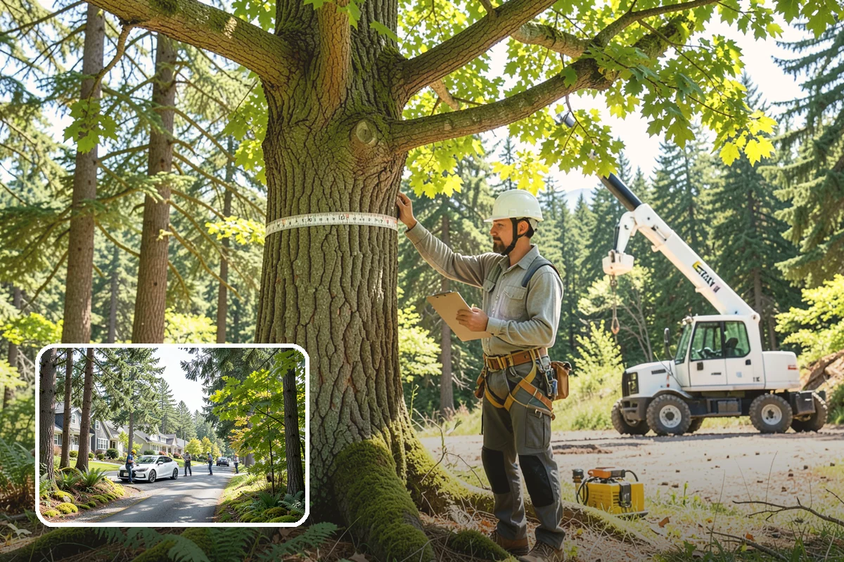 Municipal tree maintenance in Normandy Park, King County, WA - Keeps trees across a property safe and presentable