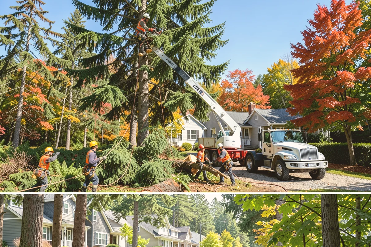 Municipal tree maintenance in Normandy Park, King County, WA - Work follows a recurring schedule aligned with recognized arboricultural standards to manage trees throughout all seasons in...