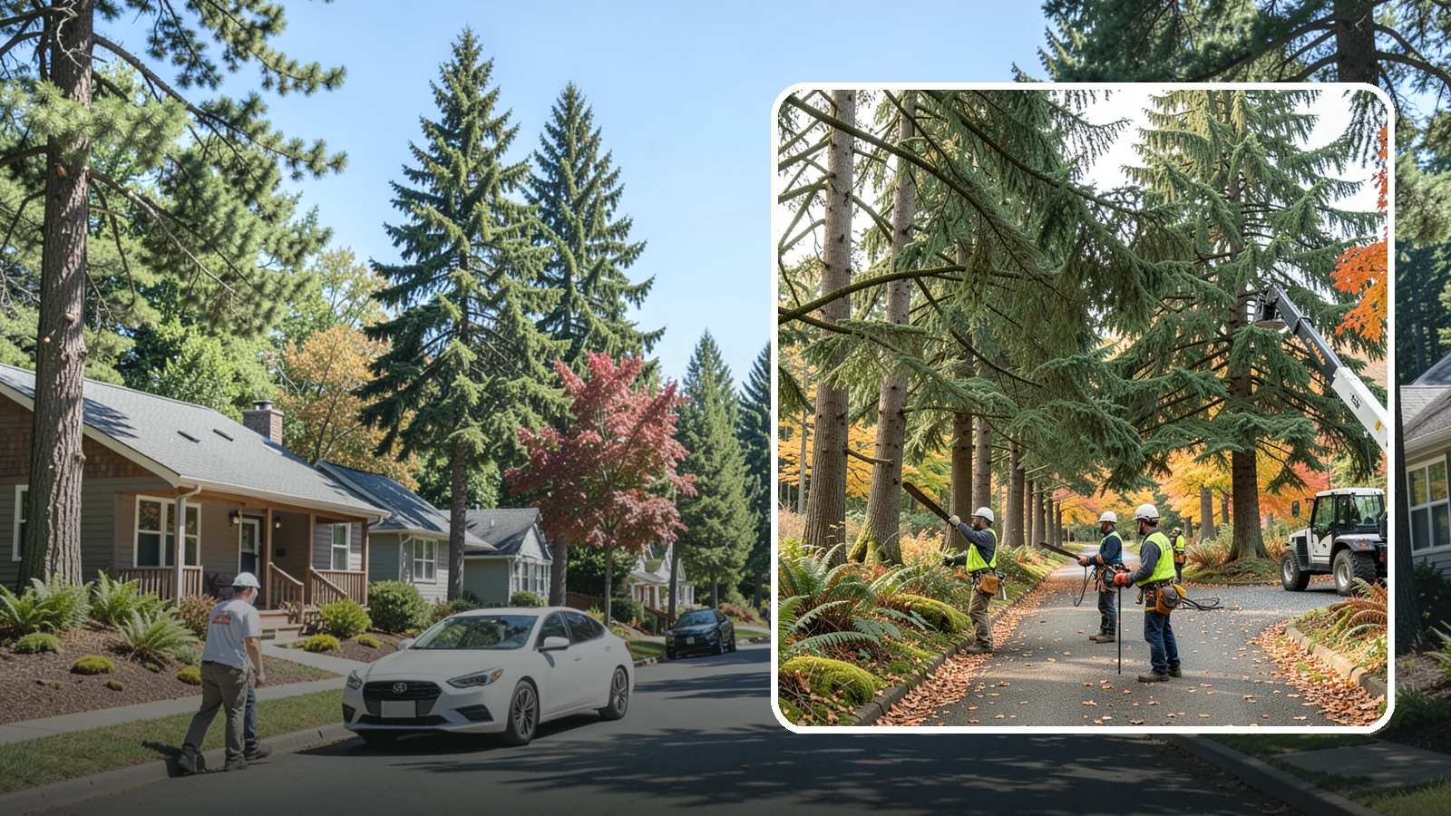 Municipal tree maintenance in Orting, Pierce County, WA - Tree maintenance for public and municipal spaces.