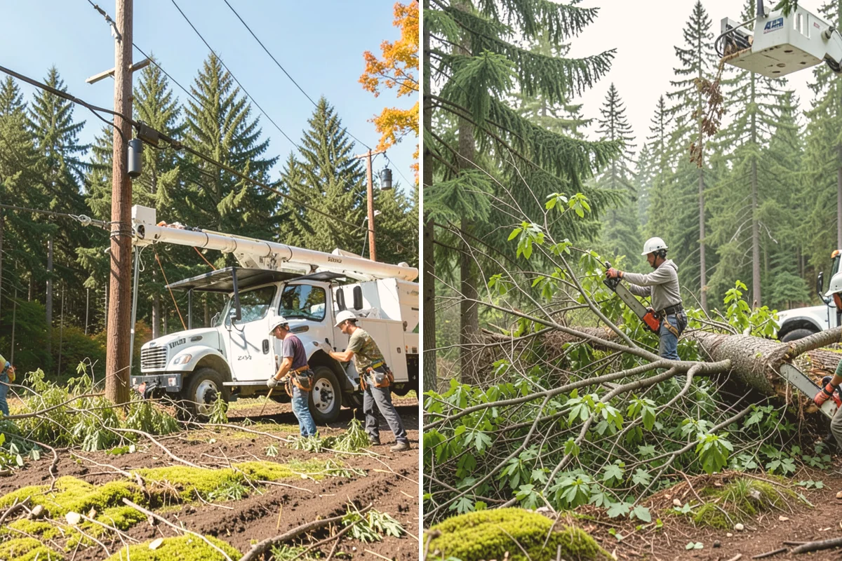 Municipal tree maintenance in Orting, Pierce County, WA - Inventory and assess the property's trees