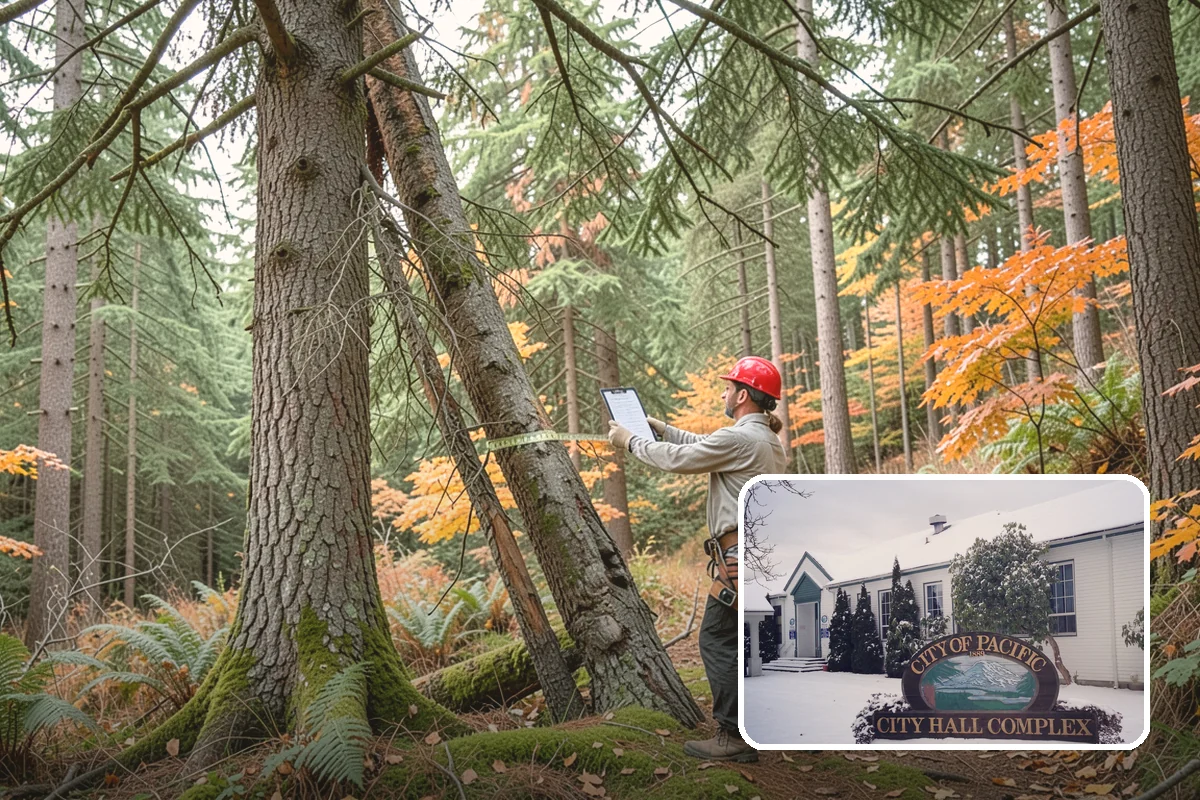 Municipal tree maintenance in Pacific, King County, WA - Keeps trees across a property safe and presentable