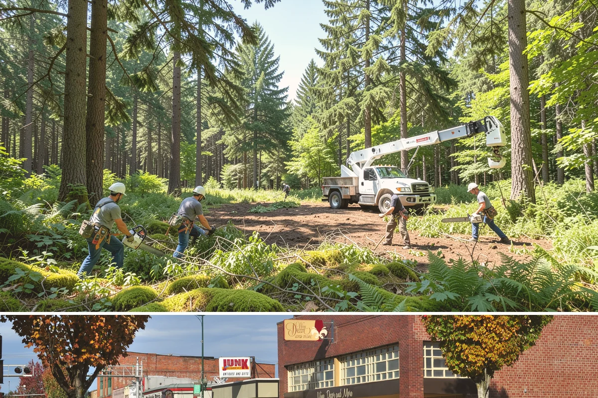 Municipal tree maintenance in Puyallup, Pierce County, WA - Work follows a recurring schedule aligned with recognized arboricultural standards to manage trees throughout all seasons in...