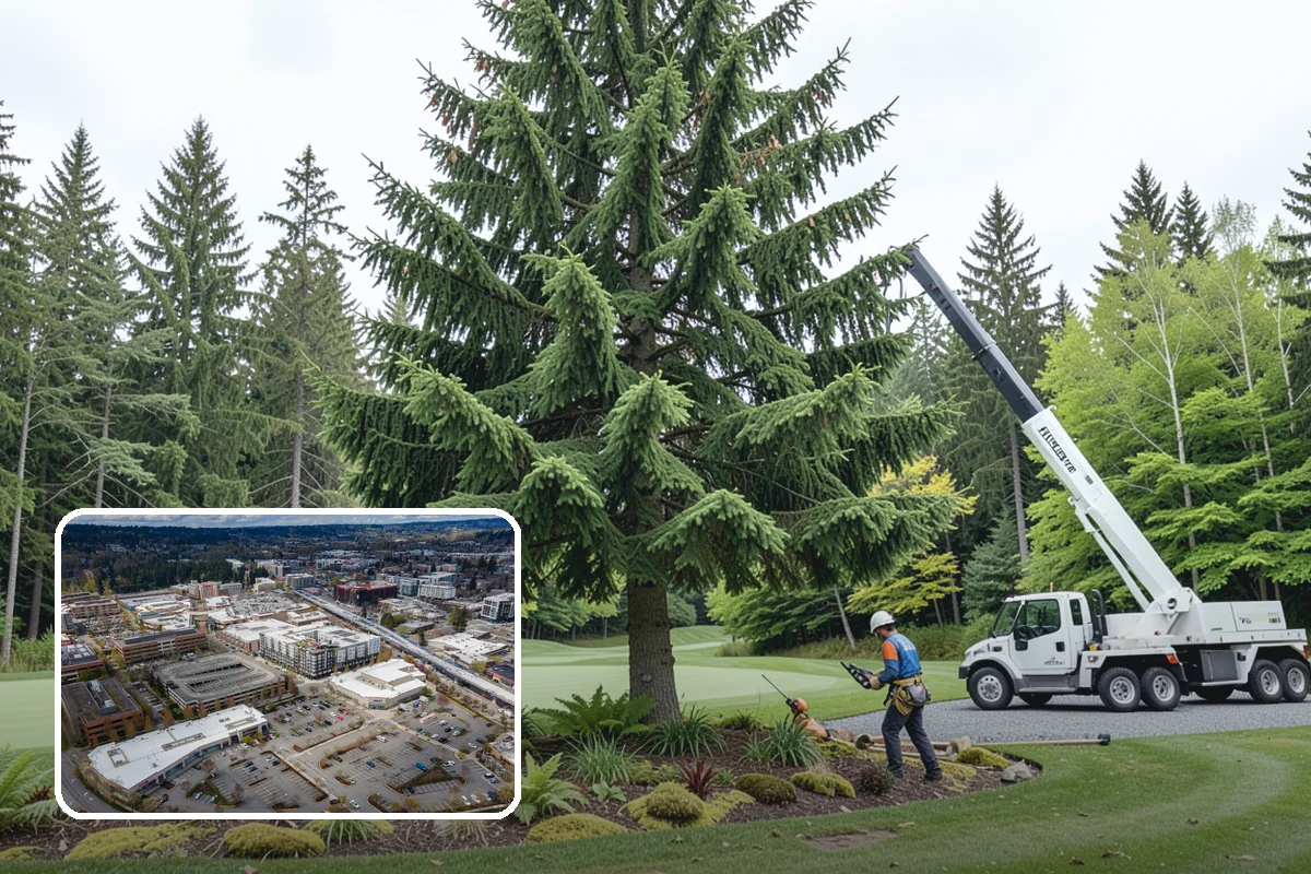 Municipal tree maintenance in Redmond, King County, WA - Keeps trees across a property safe and presentable